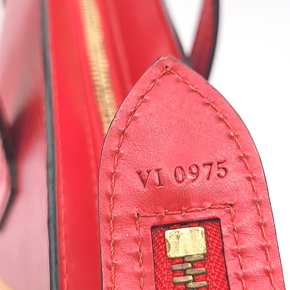 Louis Vuitton Saint Jacques PM Epi Leather Red Tote - Picture 5 of 13